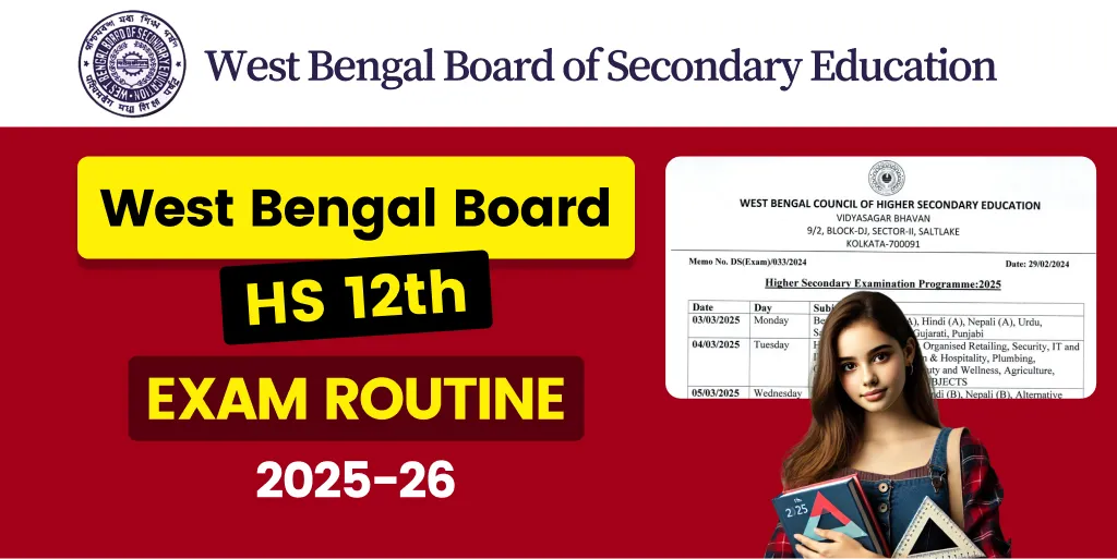 West Bengal HS Exam 2026 – Higher Secondary Exam Information